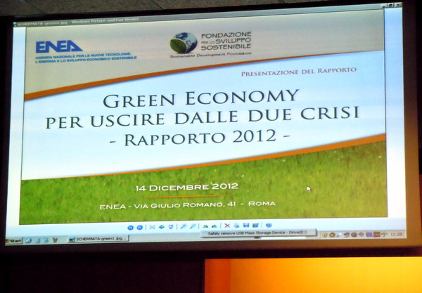 Rapporto Green Economy 2012